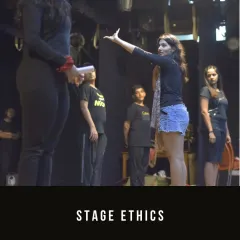 We teach not just moves, but also stage ethics. An instructor briefs students on professionalism and stage conduct, ensuring they are prepared for a real-world performance environment.