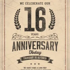 Celebrating 16 years of rhythm, passion, and evolution. A thank you to our entire community.