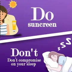 Another essential winter tip: Do wear sunscreen even in winter, as UV rays are still present. And Don't compromise on your sleep, as this is when your skin repairs itself.