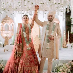 A story written in the stars. This is the moment it all becomes real, as the couple stands together on the mandap, officially united. We live for capturing this pure joy.