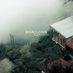 The moody atmosphere of a monsoon in Mussoorie. This image uses the fog and muted colors to create a sense of peace and mystery, a style I love for my mountain films.