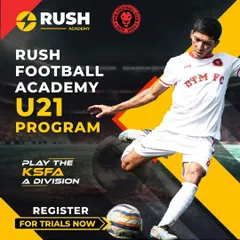 Our U21 program is designed to bridge the gap between youth and senior football. Successful trialists join an intensive academy program to compete for a spot in the KSFA A Division.