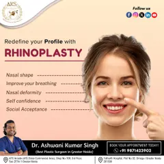 A successful rhinoplasty can redefine your profile and significantly boost self-confidence. This procedure can address concerns with nasal shape, improve breathing, and correct deformities.