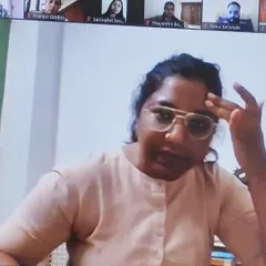 Guest speaker and author Krupa Ge shares insights on the writing journey during a Season 8 session. These candid conversations help our writers understand and overcome common creative challenges.