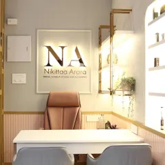 My office space at the Nikittaa Arora Bridal Makeup Studio & Academy. This is where the magic begins, from consultations to planning dream bridal looks.