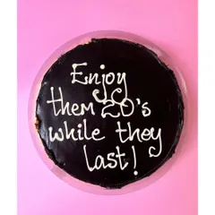 A little bit of friendly, delicious advice on our signature Frankenstein cake. Enjoy those 20s while they last, because adulting is real.