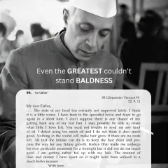 Even historical figures like Jawaharlal Nehru worried about baldness. This letter shows his struggle, but today, you have science on your side with our AIIMS-trained surgeons.