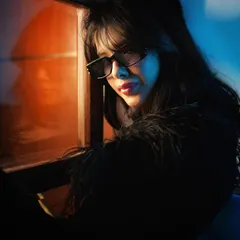 A "Million Dollar Baby" look with a retro vibe. The sunglasses and dramatic lighting create a mysterious and cool aesthetic, showcasing my range for edgier fashion and accessory shoots.