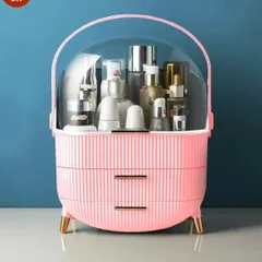 This modern vanity organizer is a perfect gift for her. It features a dust-proof transparent lid and multiple drawers to neatly store makeup, skincare, and jewelry, all while looking chic on a dresser. It's made of high-quality material and comes in several classic colors.