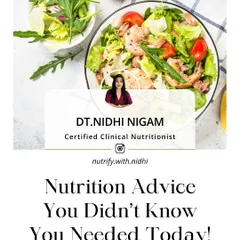 This is the kind of nutrition advice you didn't know you needed today. I go beyond generic tips to share science-backed truths about how your body functions, connecting things like fatigue to hydration and low mood to gut health.