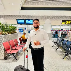 At the airport in Visakhapatnam. The law is a jealous mistress that demands your complete dedication, often requiring you to be on the move.