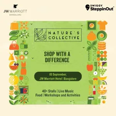 I was thrilled to be part of the Nature's Collective market with Swiggy SteppinOut at the JW Marriott. These large-scale events are a great way to bring art to a wider audience.