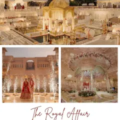 For couples who dream of a real life fairytale, I specialize in creating grand, regal celebrations. This stunning palace wedding captures the essence of a royal affair, where every detail contributes to a majestic and timeless story.