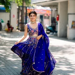 A full-length shot of this gorgeous client. Renting an outfit like this means you get a spectacular look for your event without the long-term commitment.
