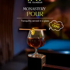 Our Monastery Pour is tranquility served in a glass. It's part of our pocket-friendly Monsoon Menu.