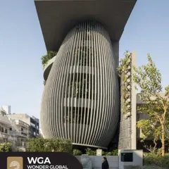 Our design for the Atrey & Associates studio was honored with a Gold Winner award. The building's unique, organic facade was inspired by the fractal-like branching of a tree, reflecting our core philosophy of designing with nature.