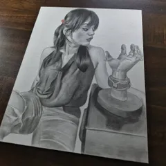 A unique commissioned portrait with a creative pose. I am open to working on artistic compositions to create a special piece.