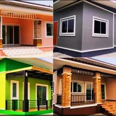 Don't be afraid to use color. From bright greens to warm pinks, the right exterior paint can make your house stand out. We can provide a consultation to find the perfect shade for you.