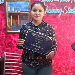 Congratulations to Pooja for finishing both her Nail Art and Eyelashes Extension courses. We love seeing our students build a complete set of professional beauty skills with us.