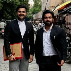 A typical day at work with my brother and colleague. We combine our strengths to provide robust legal assistance, especially in complex criminal law matters.