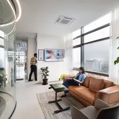 Unveiling our new headquarters in Mumbai! This is a lounge area in our own office, where we welcome clients and collaborate as a team.