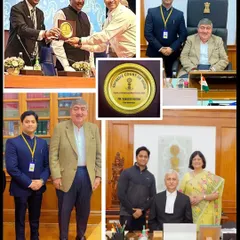 So proud of my younger brother, Vicky, being awarded by the Chief Justice of India. He serves as a personal trainer to the Chief Justice, showing that our family's commitment to fitness is recognized at the highest levels.