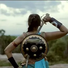 This still is from our short film 'Vishpala', a story from the Rig Veda. The production combined dance with the martial art of Kalaripayattu to tell a story of a warrior queen.