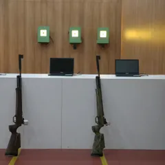 A look at the professional air rifles and electronic targets at our Nalapad Shooting Academy facility. We ensure our equipment is top of the line to support our shooters' development.