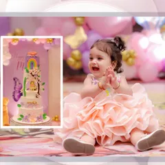 A little one's first birthday is a huge milestone. My 'Tiny Feet Photography' style is all about capturing their personality, from the adorable smile to the beautifully crafted cake that tells the story of their special day.