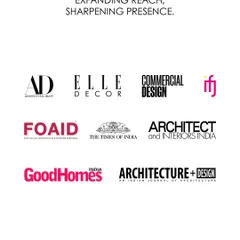 A collage of logos from prominent design and lifestyle publications like Architectural Digest, Elle Decor, and Forbes, where our work and design philosophy have been featured. This showcases our recognized thought leadership in the industry.