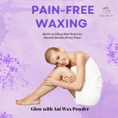 Experience pain-free waxing at home. My herbal wax powder is designed for quick and easy hair removal, giving you smooth results every single time.