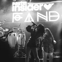 A powerful moment captured during a Tanya Shanker Collective show. This black and white photo shows the artistic, indie vibe of my original music performances, perfect for venues like Fandom that crave a unique sound.