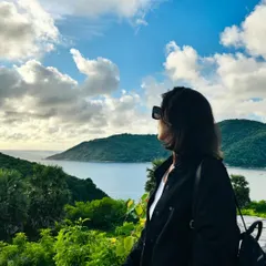 Taking a moment to breathe deep and soak in the view while traveling in Thailand. Fitness gives me the freedom to travel solo and be fully present in beautiful moments like this.