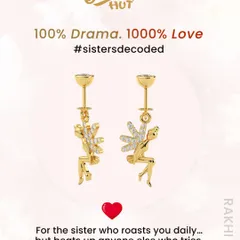 For the sister who roasts you daily but protects you fiercely. These whimsical fairy hangings are a perfect Rakhi gift for your first and forever friend.