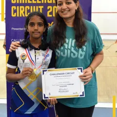 Another winner from the Challenger Circuit 2025, proudly displaying her medal and certificate. I believe in celebrating every achievement along the journey.