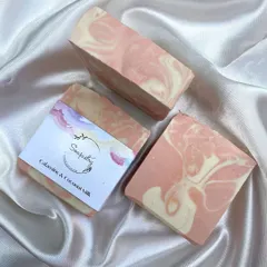 Part of our clearance sale announcement, featuring the Calamine & Coconut Milk soap.