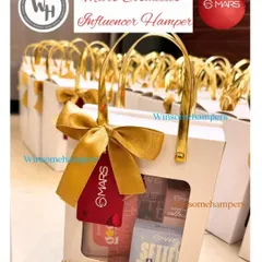 For the Mars Cosmetics influencer campaign, I designed these chic gifting bags with a window to offer a sneak peek of the products inside. The elegant gold handles and custom branded tags ensure the packaging is as stylish as the makeup it holds, perfect for generating social media buzz.