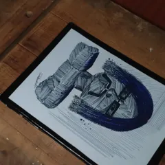 Another angle of my experimental pen art. It's a fun way to explore a different side of my creativity.