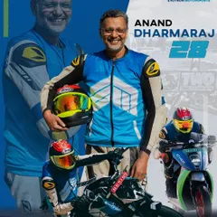 A collage showcasing my role as a key member of the Evotron test riders and coaching team, highlighting my extensive experience in racing and instruction.