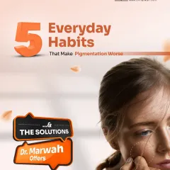 Uneven pigmentation doesn't appear overnight; it's often the result of daily habits. This series explores five common habits that can worsen pigmentation and the advanced, doctor-led solutions we offer to correct the damage.