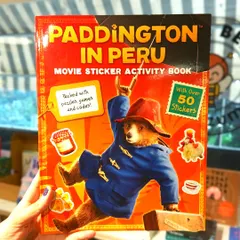 An adventure in your hands! The "Paddington in Peru" movie sticker activity book is packed with puzzles, games, and over 50 stickers, making it a perfect travel companion or rainy-day activity.