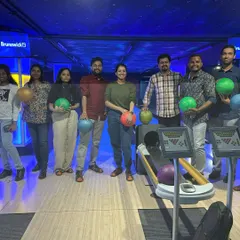 Elevate your corporate team outing with a mix of fun and team building. Our bowling lanes are perfect for striking up some team spirit.