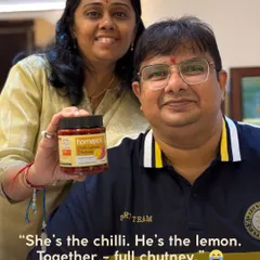 She's the chilli, he's the lemon. Together, full chutney! We love the fun and flavour our customers bring to the Homepick family.