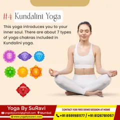 Kundalini Yoga is one of the five types we teach. It introduces you to your inner soul through the seven chakras.