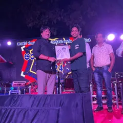 A proud moment for me, being recognized on stage and presenting my artwork. I am grateful for these opportunities.