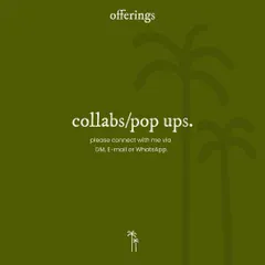 I love partnering with brands and venues for pop-ups and special events. If you have an idea for a collaboration, please reach out. I can handle everything from menu curation to service.