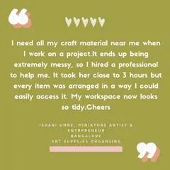 When a miniature artist needs help organizing her craft supplies, the goal is easy access and visibility. I'm so glad I could help her create a tidy workspace that fuels her creativity.