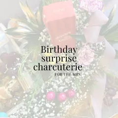 This birthday surprise was chosen for her, from him. A beautiful gesture of love, expressed through gourmet food and flowers.