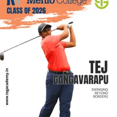 Another one of our athletes swinging beyond borders. Tej Gangavarapu is headed to Menlo College, Class of 2026. We are proud to have been a part of his journey.