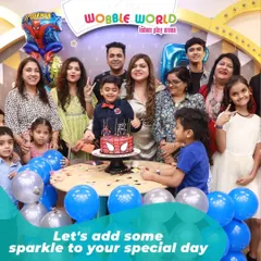 This is what it's all about: the whole family gathered for a joyful birthday celebration. We handle everything, from the superhero cake to the balloons, so you can focus on the smiles.